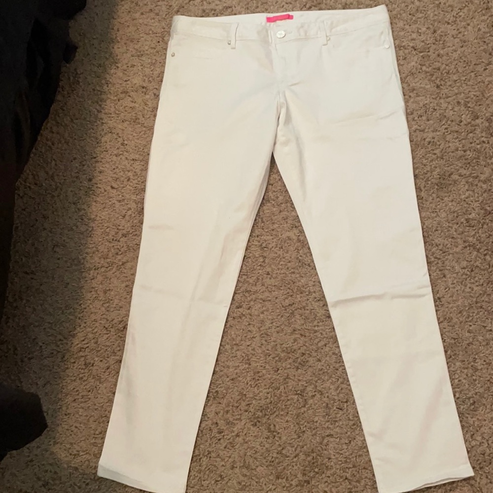 Lilly Pulitzer Worth Skinny Jean in Resort White